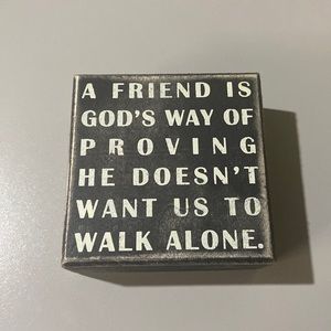 Wooden Box Sign from Primitives by Kathy